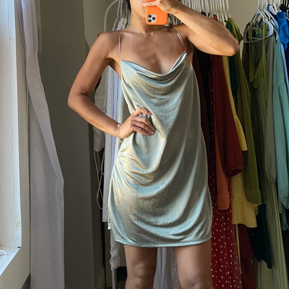 Zara slip mini dress